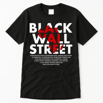 Black Wall Street Black History Month Tall T-Shirt