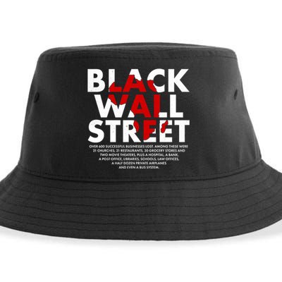 Black Wall Street Black History Month Sustainable Bucket Hat