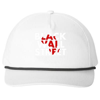 Black Wall Street Black History Month Snapback Five-Panel Rope Hat