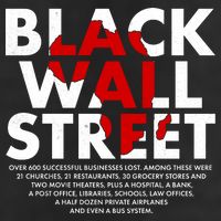 Black Wall Street Black History Month Adult Drive Performance Visor