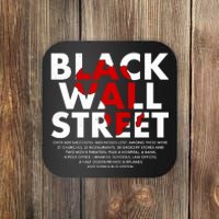 Black Wall Street Black History Month Coaster