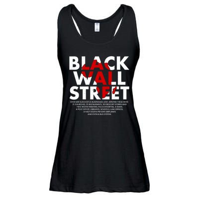 Black Wall Street Black History Month Ladies Essential Flowy Tank