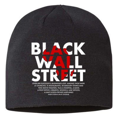 Black Wall Street Black History Month Sustainable Beanie