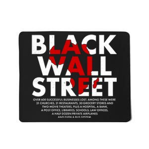 Black Wall Street Black History Month Mousepad