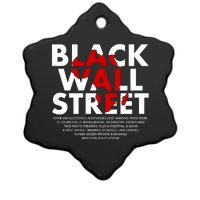 Black Wall Street Black History Month Ceramic Star Ornament