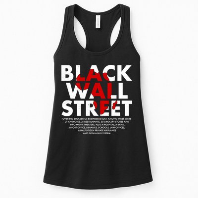 Black Wall Street Black History Month Womens Tank Top