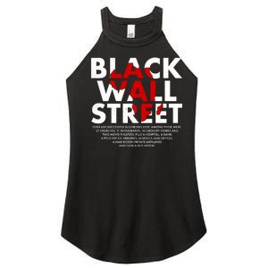 Black Wall Street Black History Month Women's Perfect Tri Rocker Tank