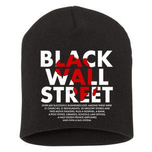 Black Wall Street Black History Month Short Acrylic Beanie