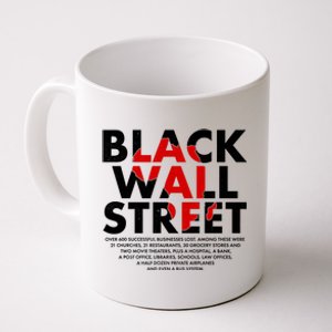 Black Wall Street Black History Month Coffee Mug