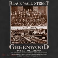 Black Wall Street Never Forget Greenwood Tulsa Oklahoma 7 Panel Mesh Trucker Snapback Hat