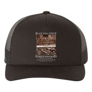 Black Wall Street Never Forget Greenwood Tulsa Oklahoma Yupoong Adult 5-Panel Trucker Hat