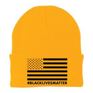 #BlackLivesMatter USA Flag Knit Cap Winter Beanie