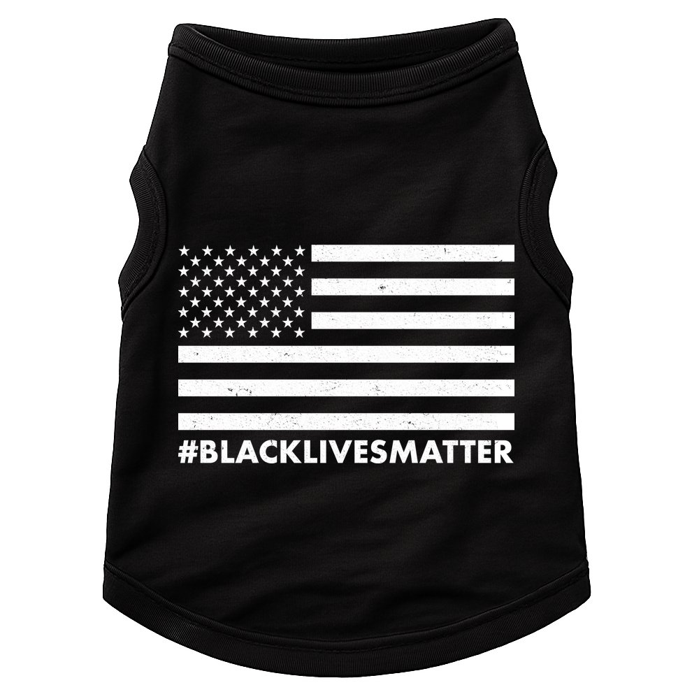 #BlackLivesMatter USA Flag Doggie Tank