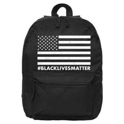 #BlackLivesMatter USA Flag 16 in Basic Backpack