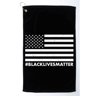 #BlackLivesMatter USA Flag Golf Towel