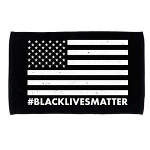 #BlackLivesMatter USA Flag Microfiber Hand Towel