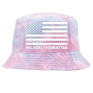 #BlackLivesMatter USA Flag Tie-Dyed Bucket Hat