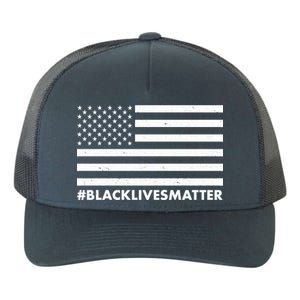 #BlackLivesMatter USA Flag Yupoong Adult 5-Panel Trucker Hat