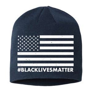 #BlackLivesMatter USA Flag Sustainable Beanie