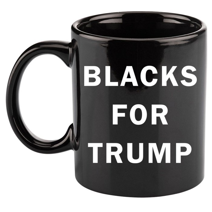 Blacks For Trump 11oz C Handle Ceramic Mug