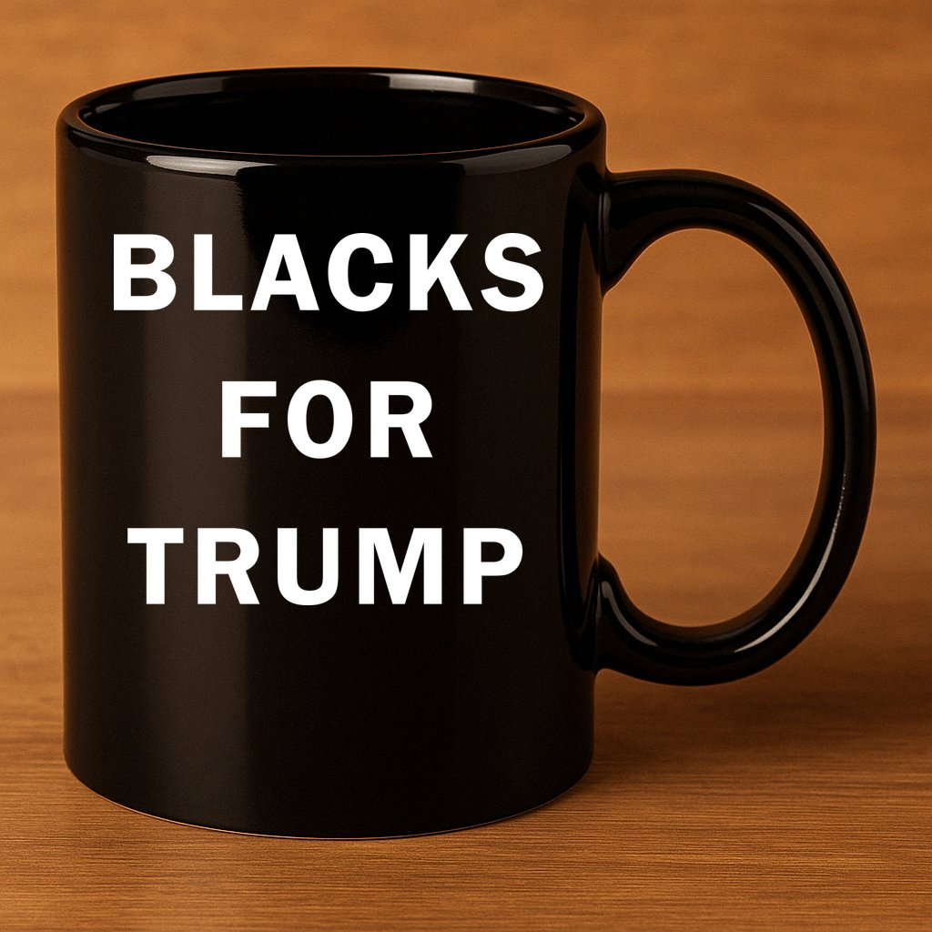 Blacks For Trump 11oz C Handle Ceramic Mug