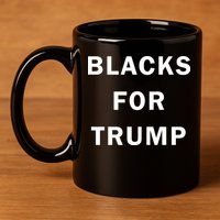 Blacks For Trump 11oz C Handle Ceramic Mug