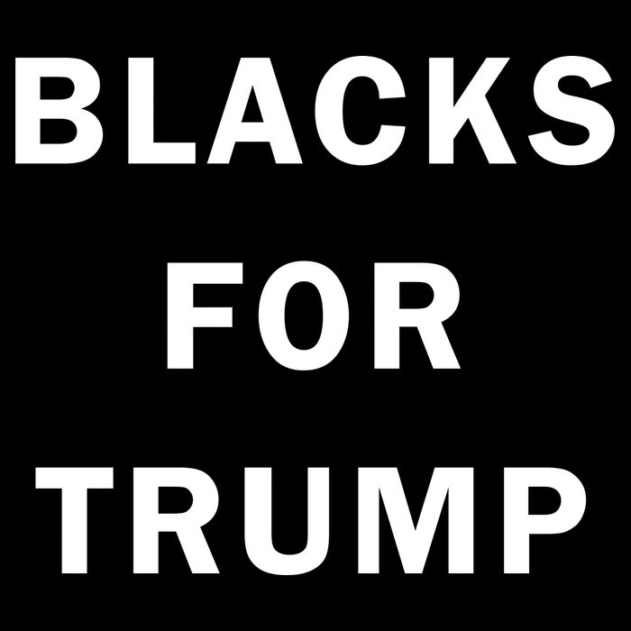 Blacks For Trump Zip Tote Bag