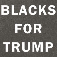 Blacks For Trump Cotton Canvas Backpack