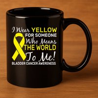 Bladder Cancer Awareness 11oz C Handle Ceramic Mug