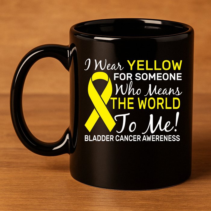 Bladder Cancer Awareness 11oz C Handle Ceramic Mug