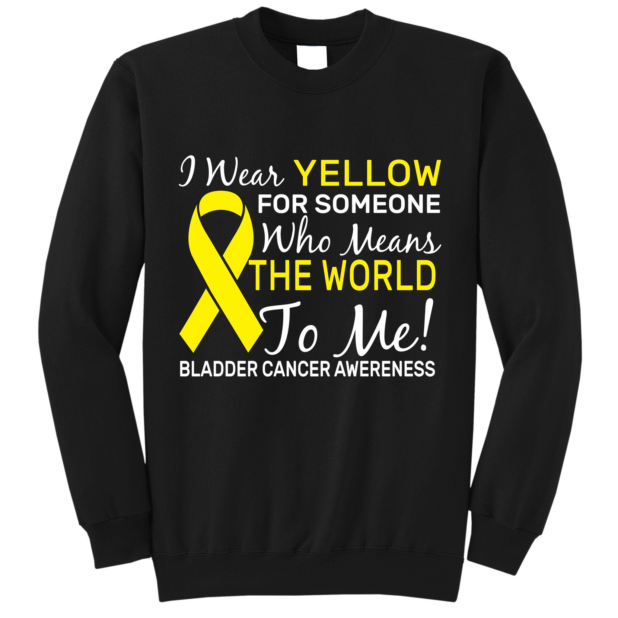 Bladder Cancer Awareness Tall Sweatshirt