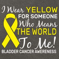 Bladder Cancer Awareness Cotton Canvas Backpack