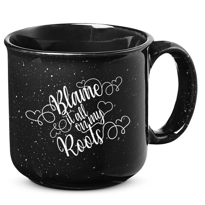 Blame It On My Roots 15oz Campfire Ceramic Mug