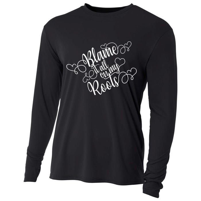 Blame It On My Roots Cooling Performance Long Sleeve Crew