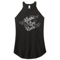 Blame It On My Roots Women's Perfect Tri Rocker Tank