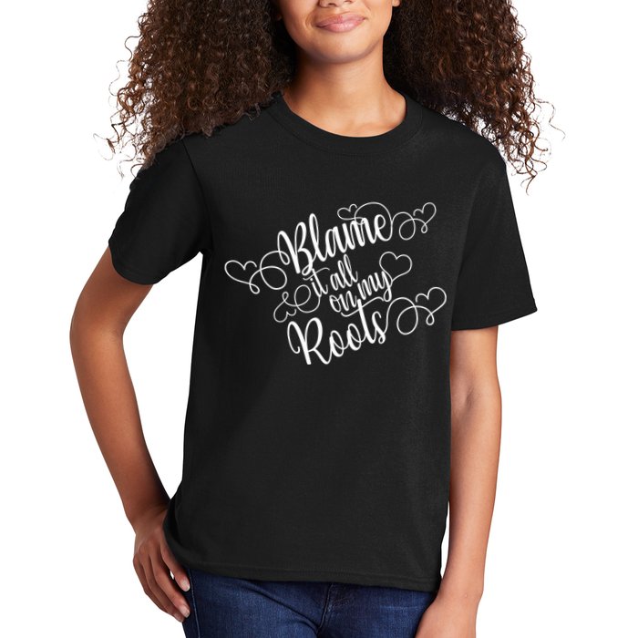 Blame It On My Roots Kids T-Shirt