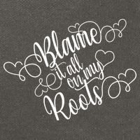 Blame It On My Roots Cotton Canvas Backpack