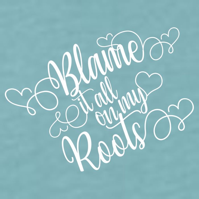 Blame It On My Roots Sueded Cloud Jersey T-Shirt