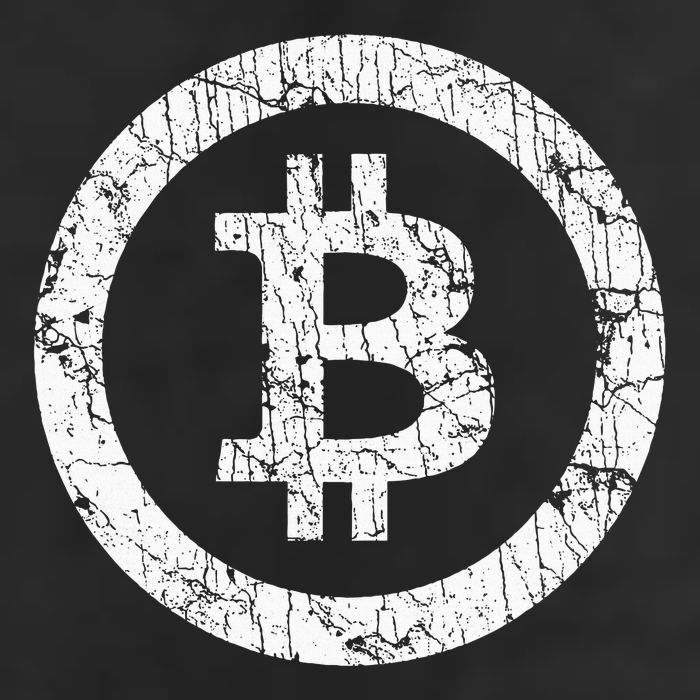 Bitcoin Logo Btc Crypto Currency Traders Blockchain Miners Garment-Dyed Fleece Hoodie