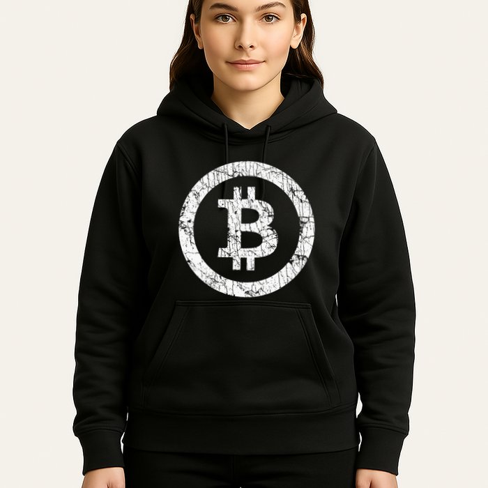 Bitcoin Logo Btc Crypto Currency Traders Blockchain Miners Hoodie