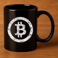 Bitcoin Logo Btc Crypto Currency Traders Blockchain Miners 11oz C Handle Ceramic Mug