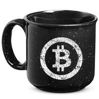 Bitcoin Logo Btc Crypto Currency Traders Blockchain Miners 15oz Campfire Ceramic Mug