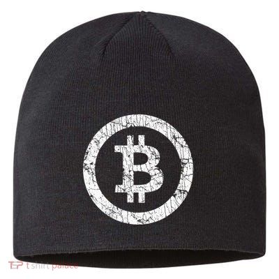 Bitcoin Logo Btc Crypto Currency Traders Blockchain Miners Sustainable Beanie