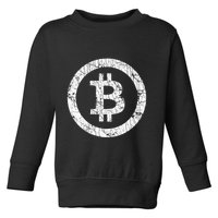 Bitcoin Logo Btc Crypto Currency Traders Blockchain Miners Toddler Sweatshirt