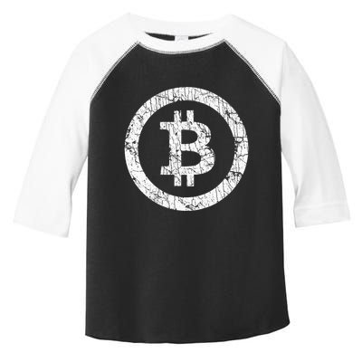 Bitcoin Logo Btc Crypto Currency Traders Blockchain Miners Toddler Fine Jersey T-Shirt
