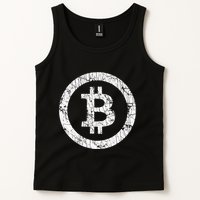 Bitcoin Logo Btc Crypto Currency Traders Blockchain Miners Tank Top