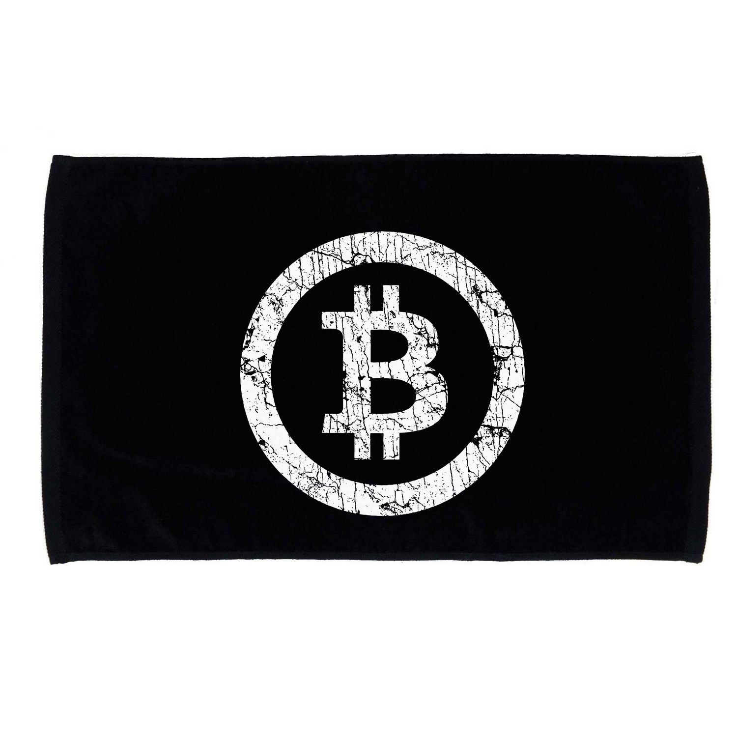 Bitcoin Logo Btc Crypto Currency Traders Blockchain Miners Microfiber Hand Towel