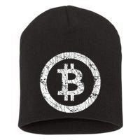 Bitcoin Logo Btc Crypto Currency Traders Blockchain Miners Short Acrylic Beanie