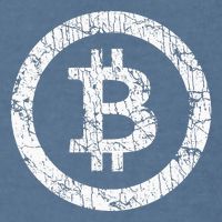 Bitcoin Logo Btc Crypto Currency Traders Blockchain Miners Garment-Dyed Sweatshirt