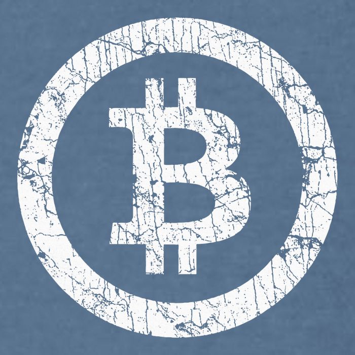 Bitcoin Logo Btc Crypto Currency Traders Blockchain Miners Garment-Dyed Sweatshirt